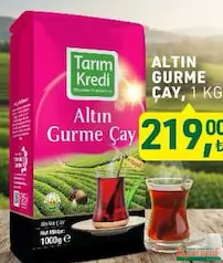 TARIM KREDİ ALTIN GURME SİYAH ÇAY 1 KG fiyat ve kampanya bilgisi